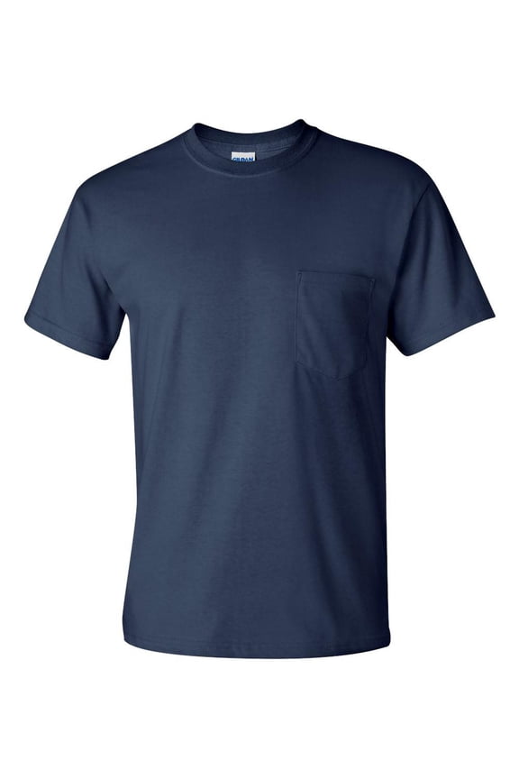 - Ultra Cotton Pocket T-Shirt - 2300 - Navy - Size: XL