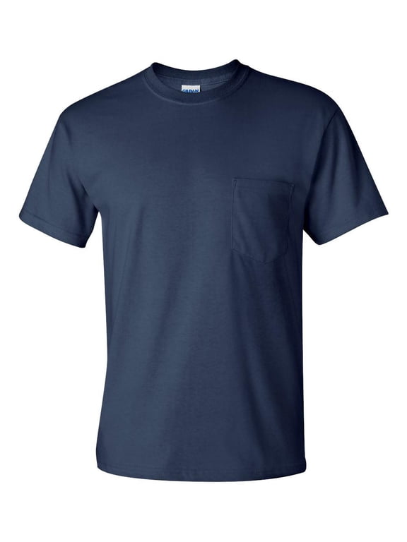 - Ultra Cotton Pocket T-Shirt - 2300 - Navy - Size: XL