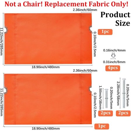 480x285mm camping chair replacement fabric product