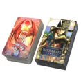 thumbnail image 3 of Wizards Tarot Cards Deck A 78 Tarot Based Deck English Version Playing Game Toy Divination Fortune Game, 3 of 6