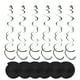 thumbnail image 2 of Matsuzay Guirnalda colgante de 6 pack/lote, artesanía exquisita, decorativa, amplia aplicación para colgante en de cumpleaños Kits de decoración para fiestas Negro, 2 of 6