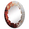 thumbnail image 2 of DESIGN ART Designart "Energetic Spiralscape I" Abstract Spirals Modern Wall Mirror 20in.x30in., 2 of 4