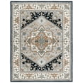 thumbnail image 2 of Safavieh Heritage York Oriental Wool Area Rug, Gray/Navy, 8' x 10', 2 of 11