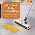 Superio Sponge Mop Head Replacement Butterfly Squeeze Mop Head Refill