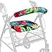 thumbnail image 3 of Top Glides Universal Rollator Walker Seat and Backrest Covers (Tropical), 3 of 4