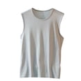 thumbnail image 2 of pstuiky Camisetas sin mangas para hombre, Camisola deportiva informal de cuello redondo y alta elasticidad de color liso para hombre Chaleco de hombre m, 2 of 3