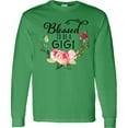 thumbnail image 3 of Inktastic Blessed to Be a Gigi with Pink Flowers Long Sleeve T-Shirt, 3 of 5