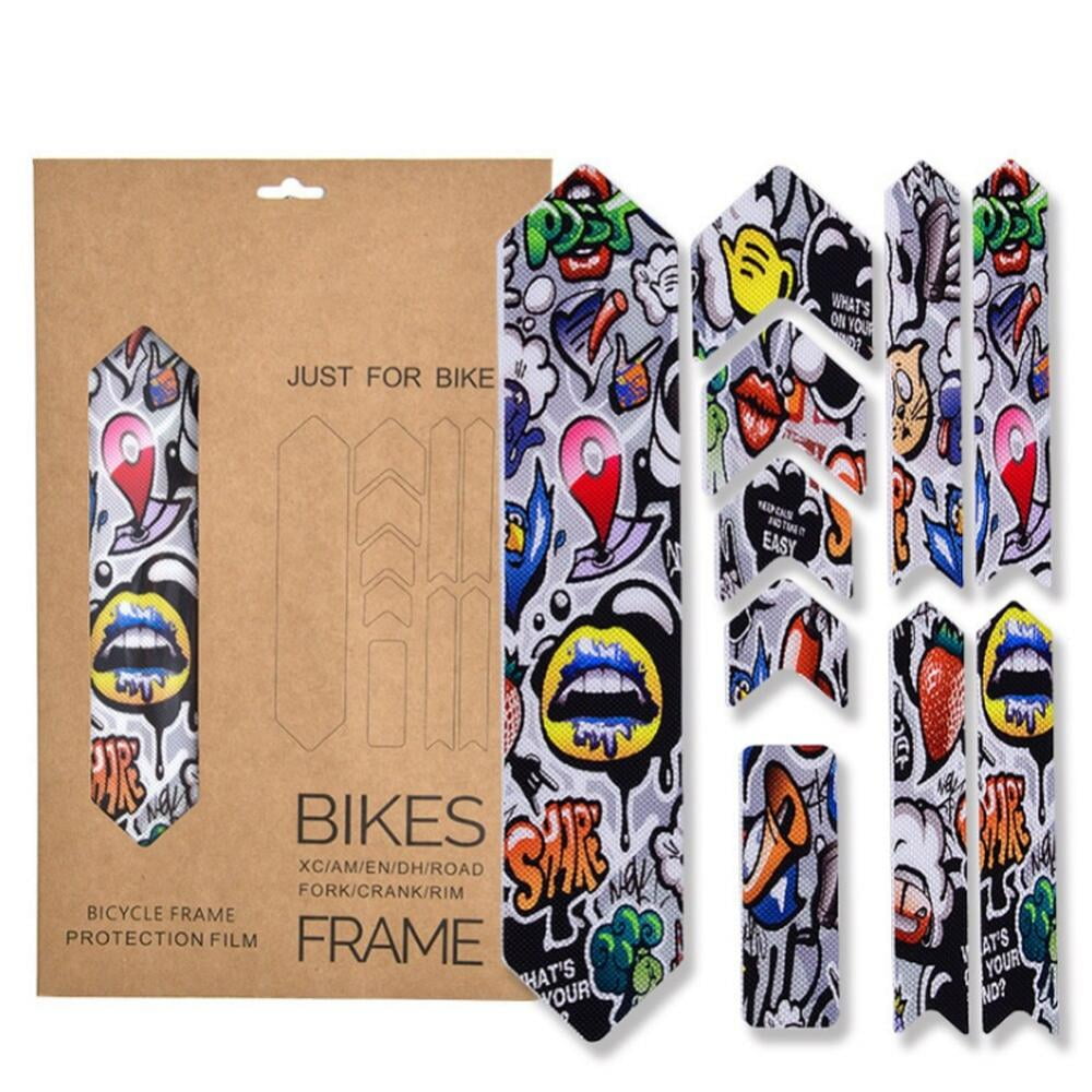 Bicycle Stickers Frame/Fork Guard 3D Protactive Film For MTB Mountain Bike