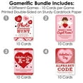 thumbnail image 3 of Big Dot of Happiness Conversation Hearts - 4 Valentine's Day Games - 10 Cards Each - Gamerific Bundle, 3 of 8