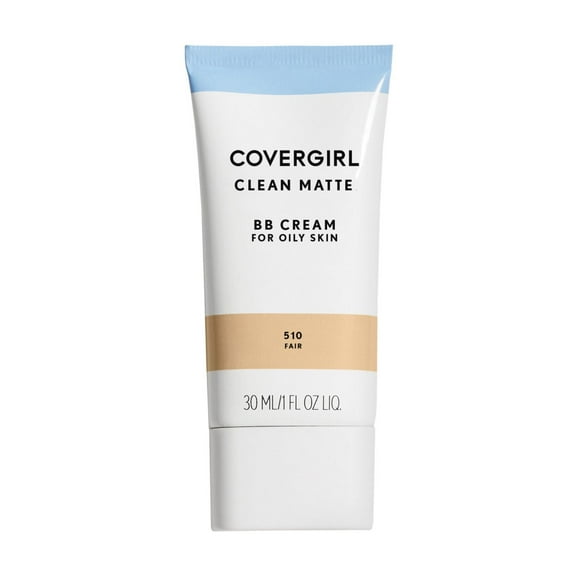 COVERGIRL Crème BB Clean Matte, sans huile, longue tenue, peau sensible, légère, 100% Sans Cruauté