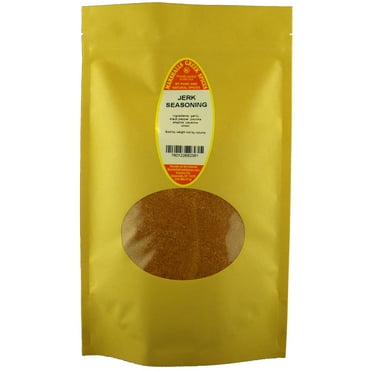 Marshalls Creek Spices JERK SEASONING NO SALT 11 oz. Kraft Stand Up Pouch ECO Friendly Recyclable Mailer