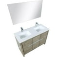 thumbnail image 5 of Lexora Home Lafarre 48" Single Quartz Top Bathroom Vanity with Faucet and Mirror, 5 of 14