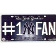 thumbnail image 1 of New York Yankees #1 Fan License Plate, 1 of 2