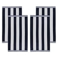 thumbnail image 3 of Superior Cotton Striped Oversized Beach Towel Set of 4, 34" x 64", Blue, 3 of 12