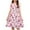 Style6-Pink girls dresses, variant on Girl Dresses Size 7-8 Wedding Summer Boho Dresses Crewneck Dresses Toddler Dresses Spring Boho Strap Casual Sleeveless Tiered Cami Dresses with Pockets 13 Years