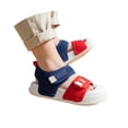 thumbnail image 3 of ZHOGXU Toddlers Children Girls Boys Summer Sandals Soft Sole Non Closed Toe Color Block Breathable Lightweight Shoes For Outdoor Activities,Multicolour3,7.5, 3 of 7