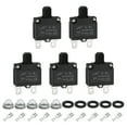thumbnail image 1 of Uxcell 5PCS 16A Interruptores Automáticos Térmicos, 125/250V AC, 32V DC Protector de Sobrecarga de Botón Manual con Tapas Impermeables y Terminales de Conector Rápido, 1 of 5