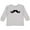AC-Heather Grey, variant on Inktastic Mustache Boys or Girls Long Sleeve Toddler T-Shirt