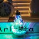 thumbnail image 4 of Laklulu Navidad Led Bola De Navidad Transparente Colgante De Árbol De Navidad Que Brilla Intensamente, 4 of 5