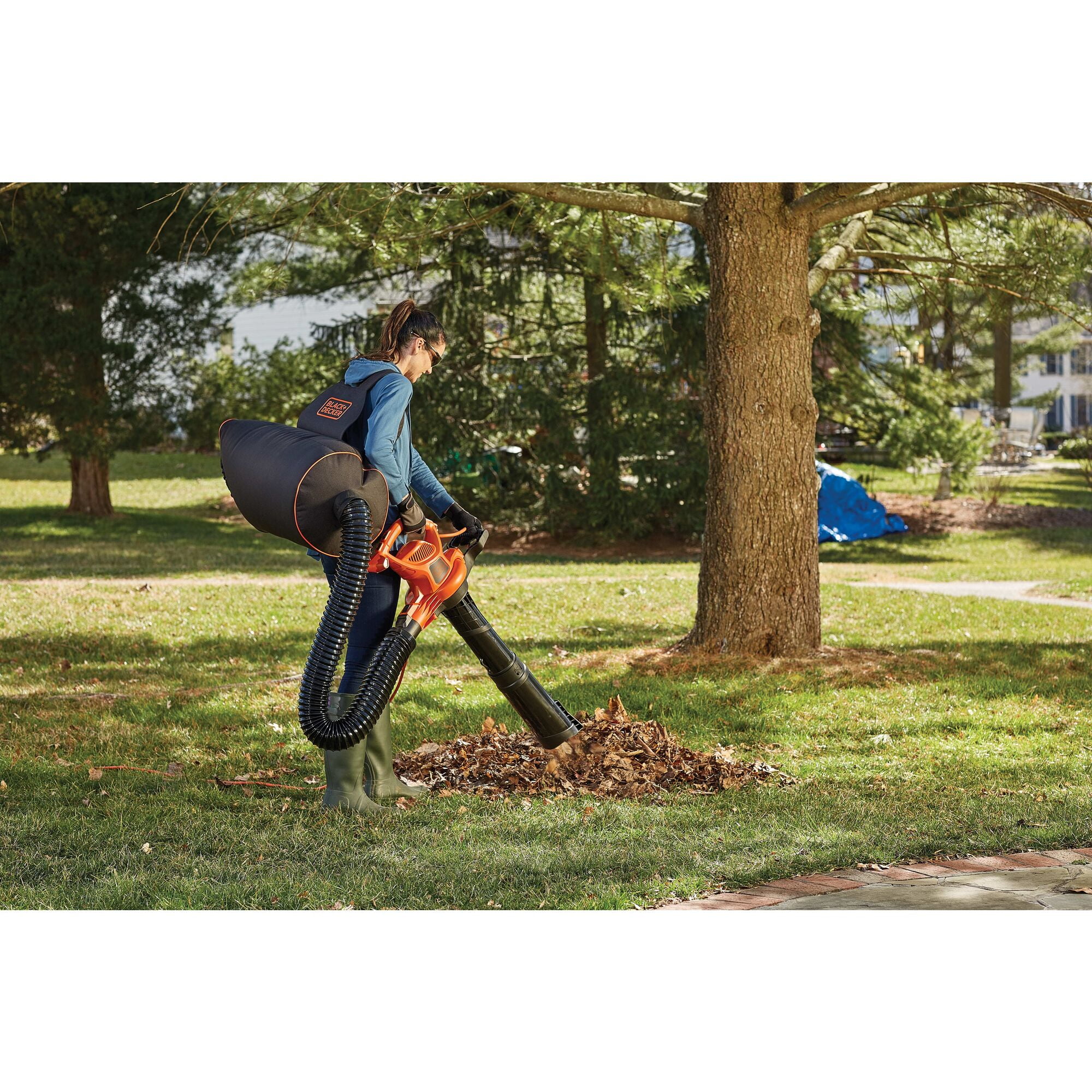 BLACK DECKER 3 In 1 Electric Leaf Blower Leaf Vacuum Mulcher