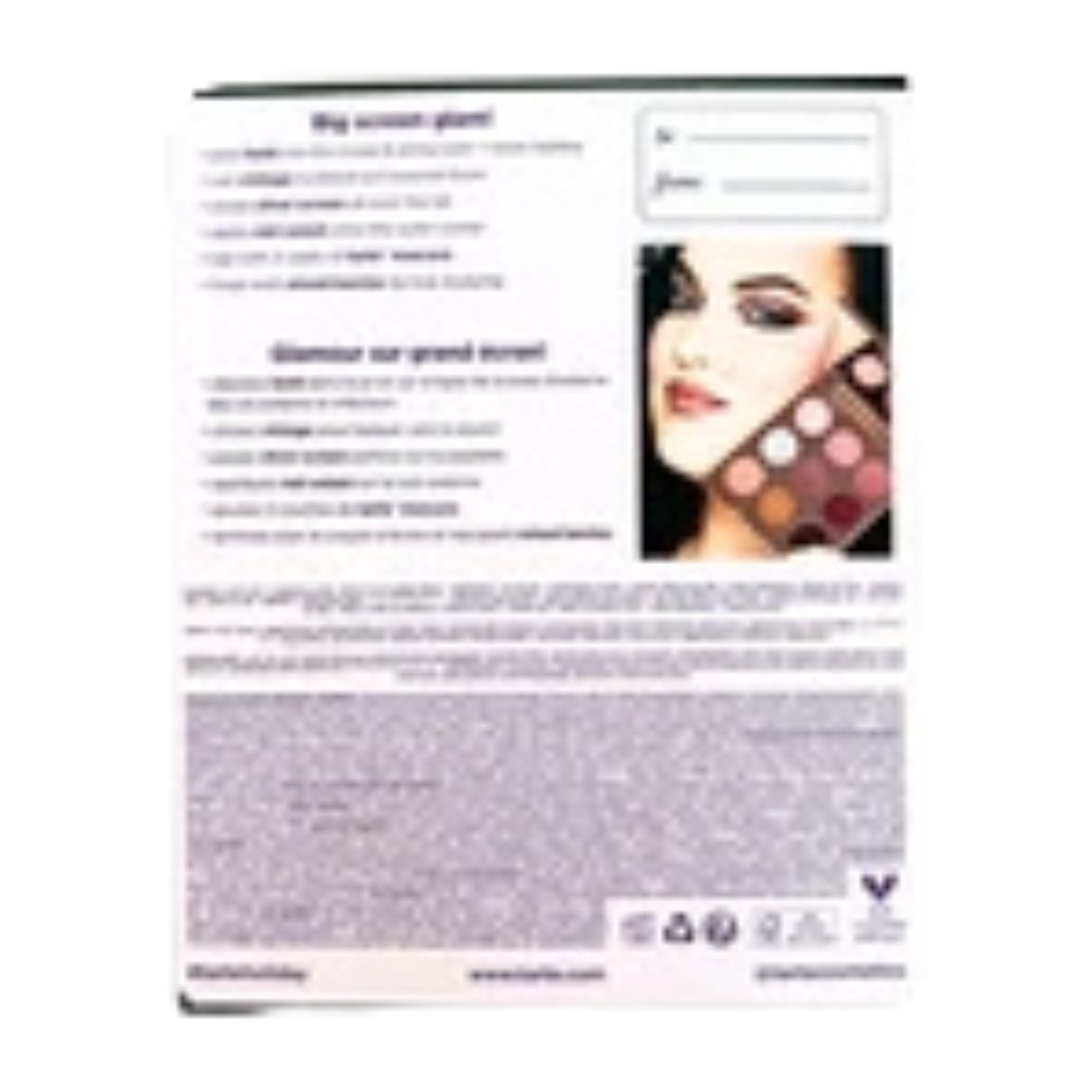 Tarte Limited Edition The Big Screen Must-Haves Set - Lip Plumper - Lip Liner - Eyeshadow Palette - Set of 3
