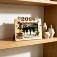 thumbnail image 5 of Wooden Graduation Photo Frame, Class of 2026 Engraved Desk Frame for 4x6 Inch Graduation Pictures, Grad Gift for High School & College Graduates, 5 of 9