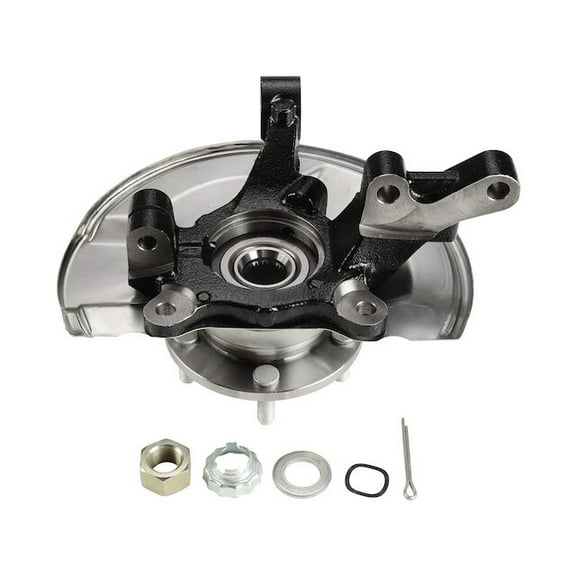 Front Left Steering Knuckle Assembly 1 - Compatible with 2007 - 2017 Jeep Patriot 2008 2009 2010 2011 2012 2013 2014 2015 2016