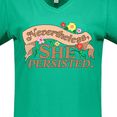 thumbnail image 4 of Inktastic Nevertheless, She Persisted Women's V-Neck T-Shirt, 4 of 5