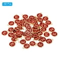 thumbnail image 3 of Uxcell Letter Charm E, 60Pcs Double Sided Alphabet Initial Charm Pendants Beads Red, 3 of 6