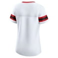 thumbnail image 3 of Women's Fanatics  White Wisconsin Badgers Iconic Athena T-Shirt, 3 of 3