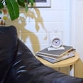 thumbnail image 4 of Westclox White Vintage Style Metal 8" Bird-Watching Analog QA Table Clock, 4 of 5