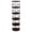 Walnut, variant on Noble House 62" Storage Rotating Bookshelf Tower, Narrow 5-Tier Tall Spinning Vertical Bookcase Organizer, White