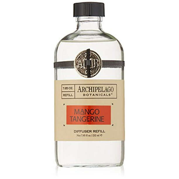 Archipelago Botanicals Mango Tangerine Diffuser Refill, 7.85 Fl Oz