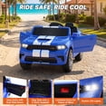 thumbnail image 6 of Dodge Electric Ride on Cars for Kids, 24V Licensed Dodge Durango Powered Ride on Toy with Parent Remote Control, Electric Car Vehicle for Boys 3-6 w/Music Player/LED Light/Safety Belt, Blue, 6 of 12