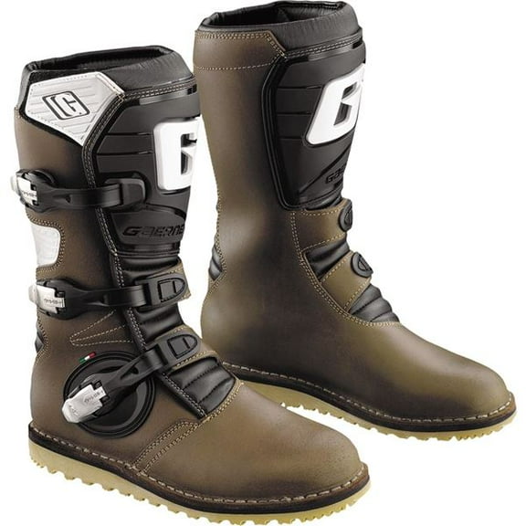 Gaerne Balance Pro-Tech Mens MX Offroad Boots Brown 10 USA