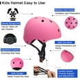 thumbnail image 6 of BeePrincess Kids Bike Helmet, Adjustable Toddler Helmets for Ages 3-8/8-14 Years Boys Girls, Multi-Sport Kids Helmet for Bicycles Skateboarding Scooter Balance Bike, 6 of 8