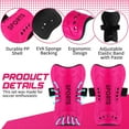 thumbnail image 4 of Soccer Shin Guards and Socks shin guard for Toddler Youth, Lightweight Soccer Shin Pads Protective Defender Gear for Sports Game-Rose Red,L, 4 of 9