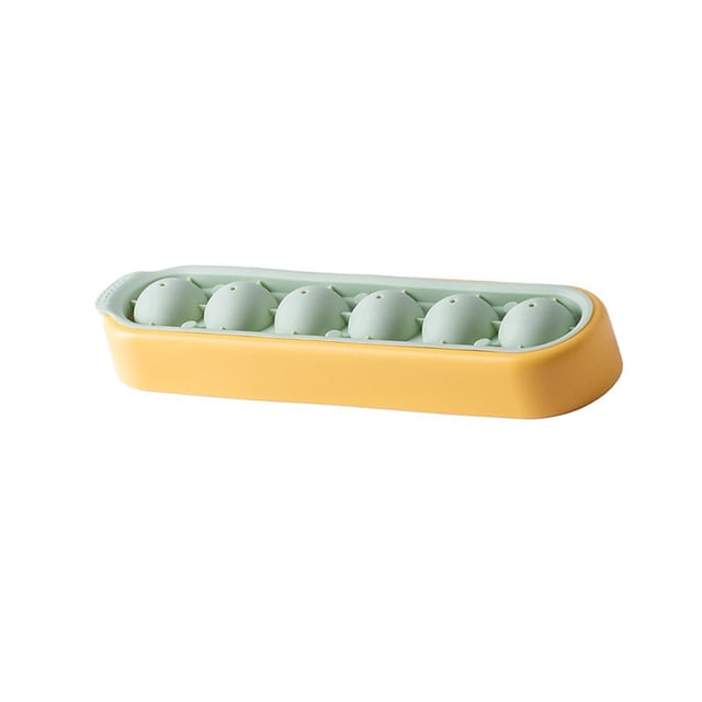 Injueey Molde extraíble para cubo de bola de hielo, bandeja para hacer reutilizable a prueba de fugas, accesorio para molde de vino para Type3 NO3