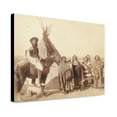 thumbnail image 1 of Canvas Print: A Pretty Group At An Indian Tent, 1891, 1 of 3