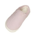 thumbnail image 3 of Women Slippers Non-Slip Flat Heel Closed Toe Slip-on House Warm Shoes Women's Fashion Casual Home Indoor Outdoor Plus Velvet Warm SlippersPink 8.5, 3 of 10