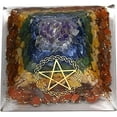 thumbnail image 4 of 7 Chakra Crystal Orgone Pyramid, Organite Pyramid Star, 4 of 5