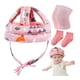 thumbnail image 1 of Cascos Para Bebes Antigolpes Seguridad Bebes + Rodilleras Modelo Rosa, 1 of 4