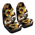 thumbnail image 7 of Jeiento Sunflower Car Seat Covers Front Seats Only for Men Southwest Aztec Auto Car Seat Cushion Covers Full Set of 2 Universal Fit for Most Cars,SUV,Sedan,Truck,Southwestern Native Style, 7 of 7