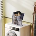 thumbnail image 2 of ZIATUBLE Wolf Snow Clothespin Storage Bag Washable Hanging Clothespin Bag with Large Opening Clothespin Holder Bag Easy to Install Clothesline Bag for Clothes Pins Outdoor, 2 of 7