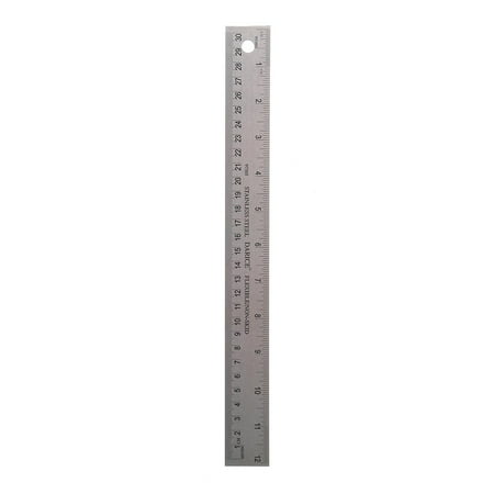 Stainless Steel Ruler 12 In