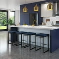 thumbnail image 1 of Amisco Easy Modern Counter Stool Blue Seat-Black-68.1 cm (26.8 in.), 1 of 1