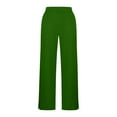 thumbnail image 4 of Gteyoijn Green Long Sleeve Cotton T Shirt Women Womens Wide Leg Yoga Pants Casual Fashion Sweatpants High Waist Comfy Loose Trousers with Pockets Yoga Pants Women Blending Shirts Pink Yoga Pants(2Xl), 4 of 7