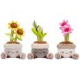 thumbnail image 2 of Greenhouse by Russ Potted Plant Echinacea, Sunflower & Peace Lily Plush Set, 2 of 3