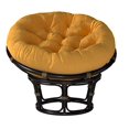 thumbnail image 3 of International Caravan Furniture Piece Rattan 42-Inch Papasan Chair with Micro Suede Cushion, 3 of 3
