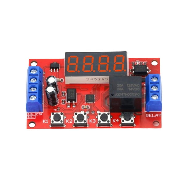Sidaley Relé de sincronización del Motor, temporizador de ciclo de automatización, módulo de retardo de Control de potencia, accesorio de Electrónica 12V